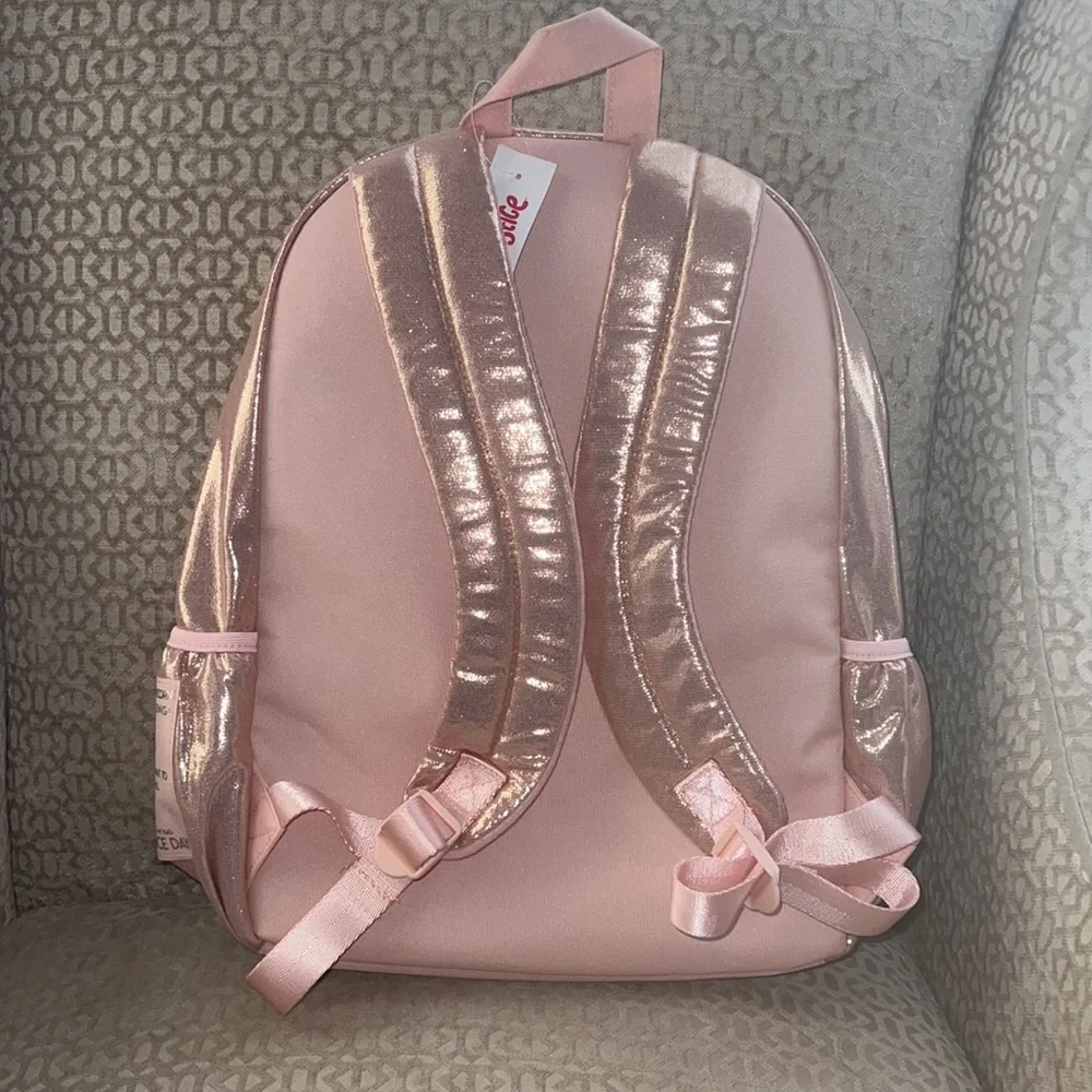 Justice‎ rose gold initial M